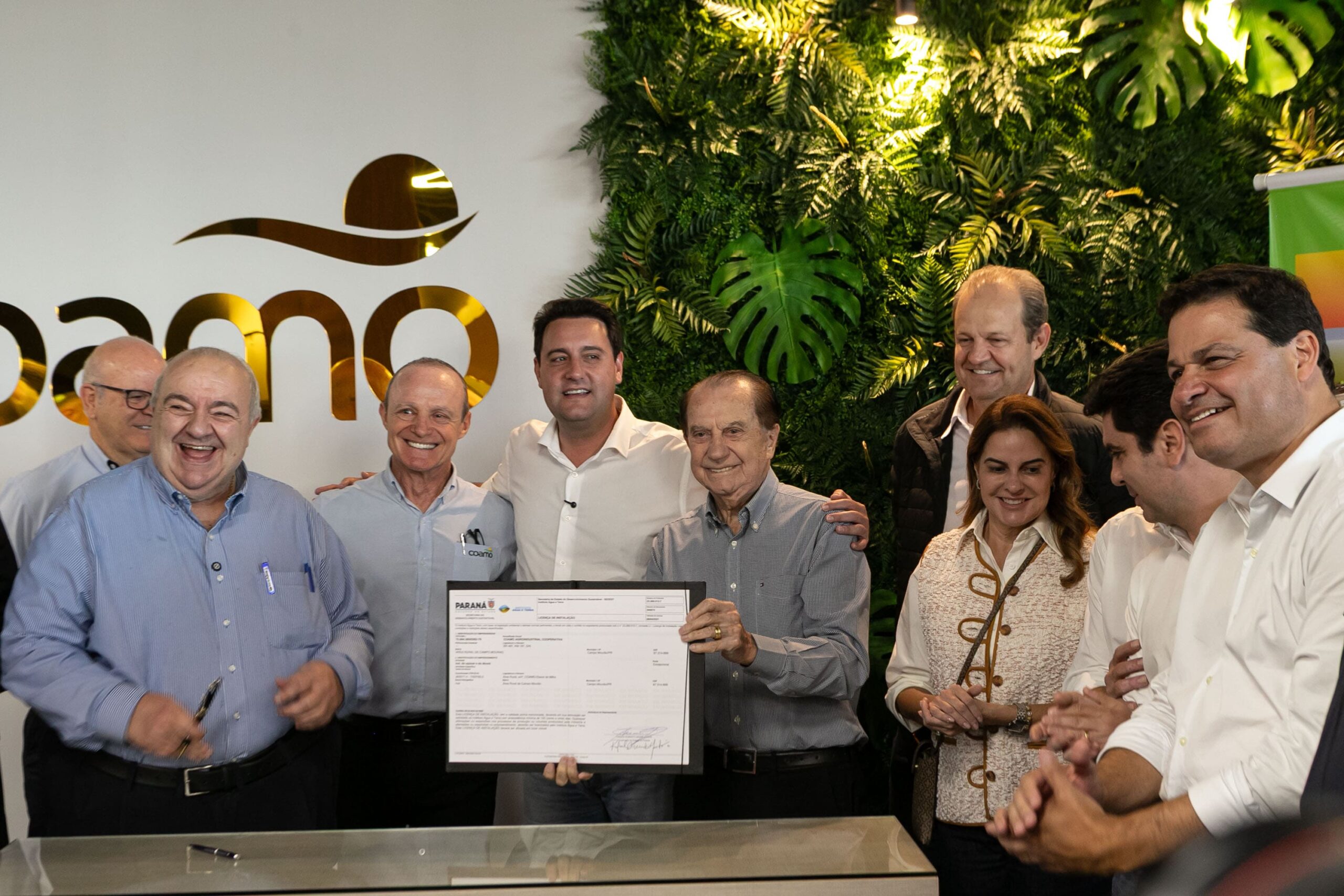 Com investimento de R$ 1,7 bilhão, nova planta industrial da cooperativa terá capacidade para processar 1,7 mil toneladas de milho e produzir 765 mil litros de etanol por dia. Foto: Roberto Dziura Jr/AEN